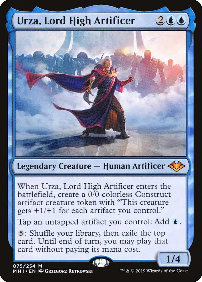 Magic: The Gathering Urza Lord High Artificer card