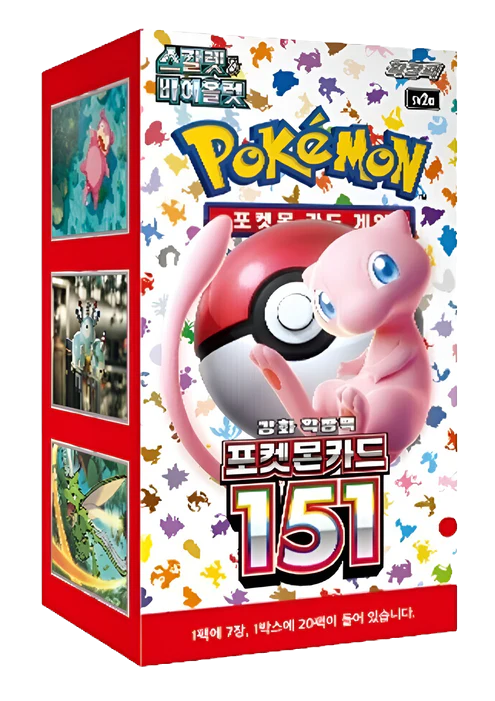 Korean Pokémon 151 booster box — Moore Collectables UK